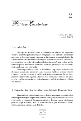 Pol&iacute;ticas Econ&ocirc;micas