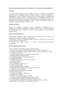 REALIDADE SÓCIO-POLÍTICA ECONÔMICA E
