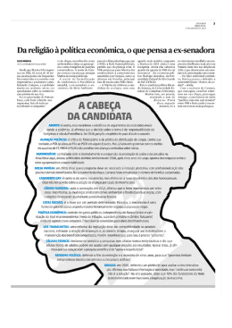 Da religião à política econômica, o que pensa a eX