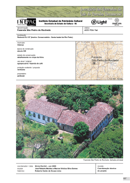 Fazenda S&atilde;o Pedro do Rochedo AIII-F26-Val