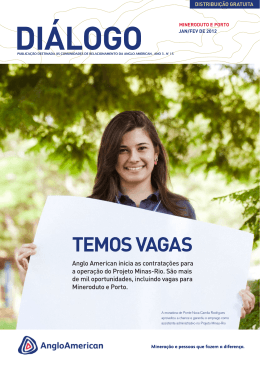 TEMOS VAGAS - Anglo American Brasil