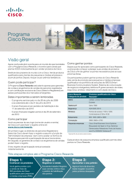 Programa Cisco Rewards