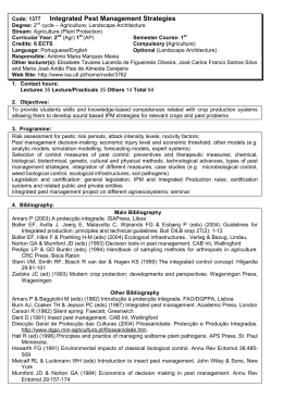 Code: 1377 Integrated Pest Management Strategies