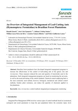 An Overview of Integrated Management of Leaf-Cutting