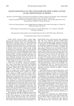 range expansion of the litchi erinose mite aceria litchii