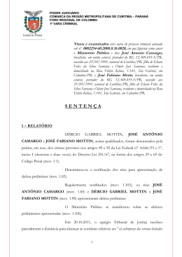 S E N T E N &Ccedil; A - Blog Ivan de Colombo