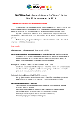 18 a 20 de novembro de 2013