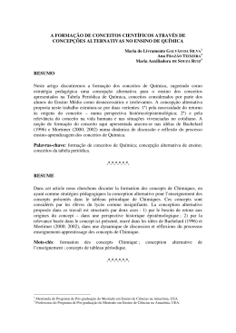 A formacao de conceito cientifico