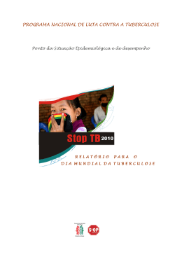 PROGRAMA NACIONAL DE LUTA CONTRA A TUBERCULOSE