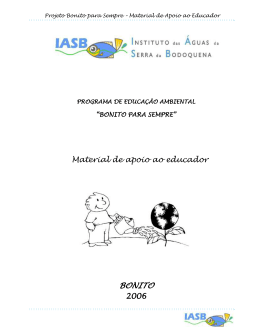 Apostila de apoio aos professores