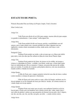 ESTATUTO DE POETA