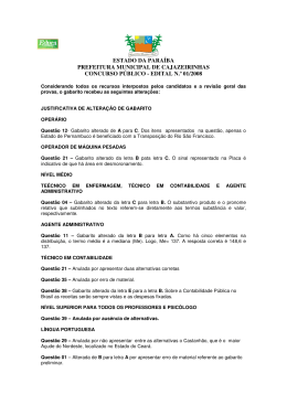 estado da para&iacute;ba prefeitura municipal de cajazeirinhas