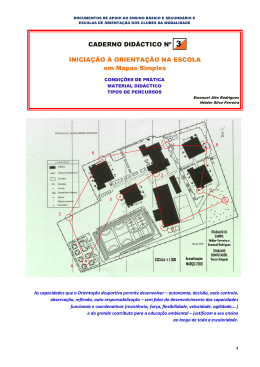 Caderno Didáctico nº 3 - Federação Portuguesa de Orientação