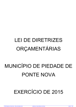 PIEDADE DE PONTE NOVA LDO(Enviado em 30-7