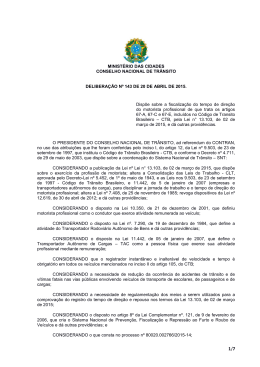 Delibera&ccedil;&atilde;o 143