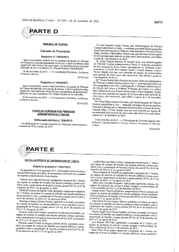 ARTE D - Conselho Superior dos Tribunais Administrativos e Fiscais