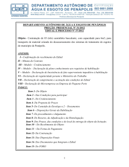 Edital: Contrata&ccedil;&atilde;o de 03 (tr&ecirc;s)