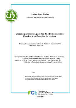 Liga&ccedil;&atilde;o pavimentos/paredes de edif&iacute;cios antigos