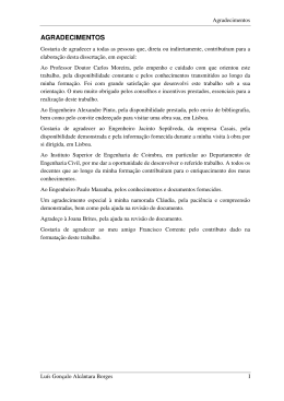 AGRADECIMENTOS - Instituto Superior de Engenharia de Coimbra
