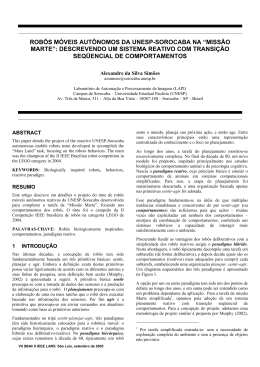 rob&ocirc;s m&oacute;veis aut&ocirc;nomos da unesp