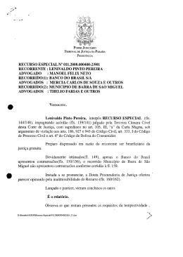 Coordenadoria - Tribunal de Justiça da Paraíba