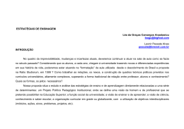 3 ESTRAT&Eacute;GIAS DE ENSINAGEM