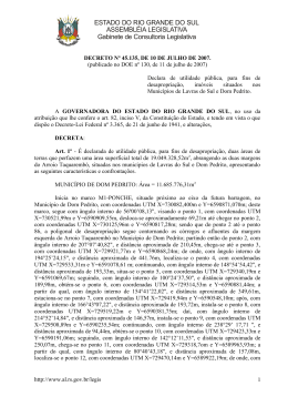 ESTADO DO RIO GRANDE DO SUL ASSEMBLÉIA LEGISLATIVA