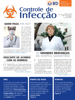 AS GRANDES MUDAN&Ccedil;AS DO HOSPITAL SAMARITANO