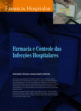 Encarte de Farm&aacute;cia Hospitalar - INFORMATIVO
