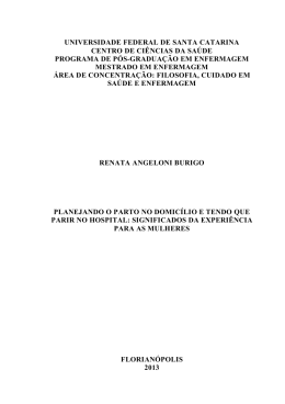 1 UNIVERSIDADE FEDERAL DE SANTA CATARINA