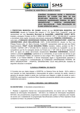 Conv&ecirc;nio/Contrato SMS para POA 2012-2013