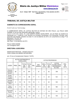 Di&aacute;rio da Justi&ccedil;a Militar Eletr&ocirc;nico