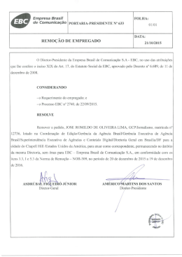portaria – presi nº 633 – remoção – josé romildo de oliveira lima
