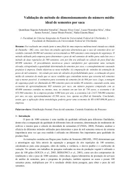 Validação do método de dimensionamento do número médio ideal