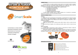 V2.00 O SMART SCALE O Smart SCALE é um coletor de dados