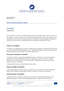 Circadin, INN - melatonin - European Medicines Agency