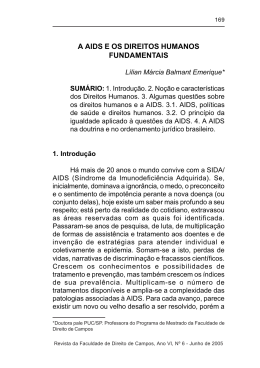 lilian m&aacute;rcia - A AIDS e os direitos humanos fundamentais.pmd