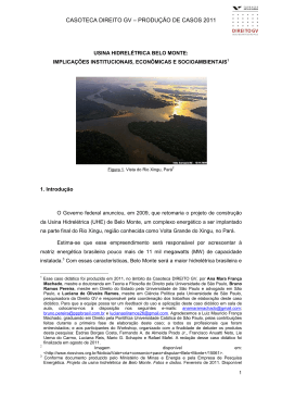 Belo Monte - Narrativa