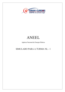 SIMULADO PARA A TURMA NL - 1