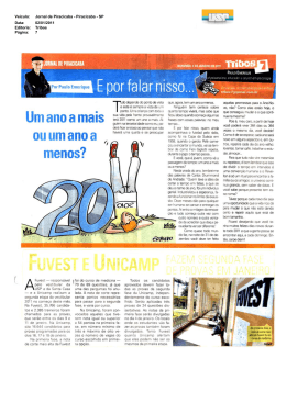 Veículo: Jornal de Piracicaba - Piracicaba