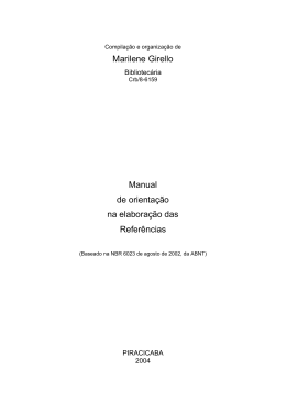 ABNT - NBR 6023, de 2002