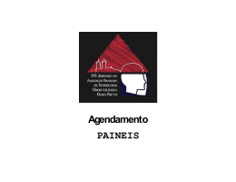 Agendamento PAINEIS