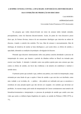 subvers&atilde;o da historicidade e das condi&ccedil;&otilde;es de