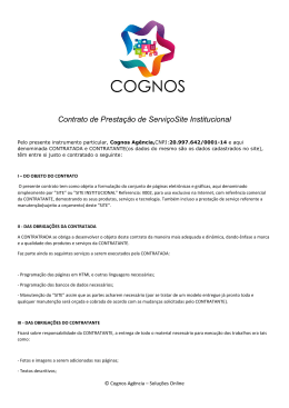Contrato de Desenvolvimento de Site