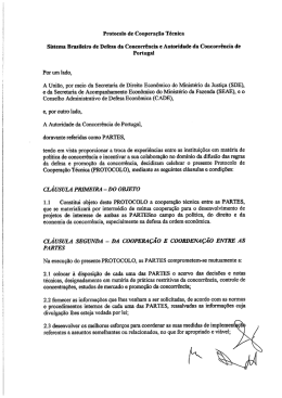 Clique aqui para ler o Protocolo de Cooperação Técnica.