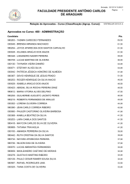 faculdade presidente ant&ocirc;nio carlos de araguari