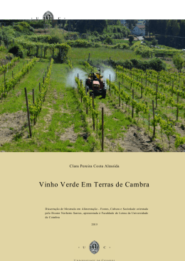 Vinho Verde em Terras de Cambra