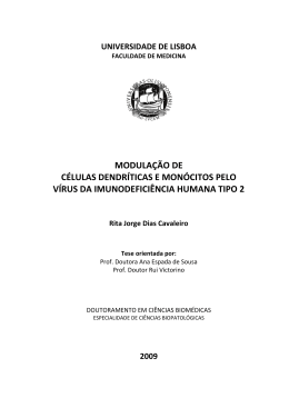 Células dendríticas mielóides na infecção pelo HIV-2