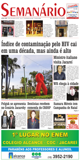 &Iacute;ndice de contamina&ccedil;&atilde;o pelo HIV cai em uma d&eacute;cada, mas ainda &eacute;