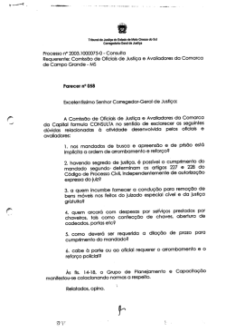 Processo n° 2003.1000075-0 - Consulta